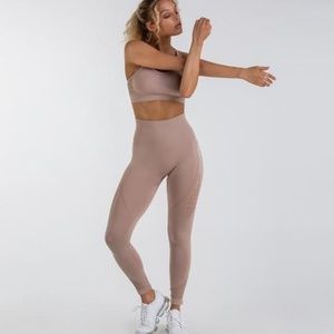 Energy Seamless High Waisted Leggings Taupe